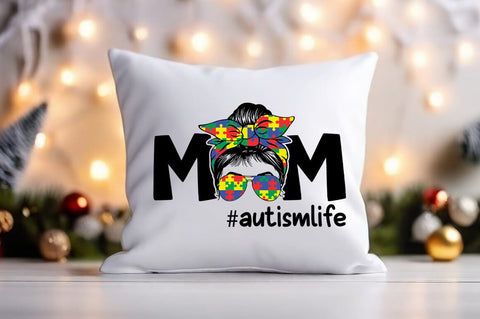 Mom #autismlife SVG Design SVG Designangry 