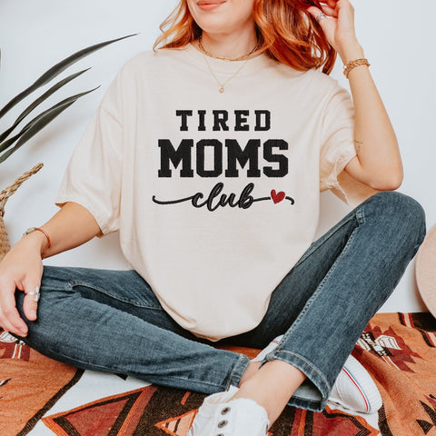 Mom Embroidery Design, Tired Moms Club Machine Embroidery Pattern Stitch PES DST Designs, Mother's Day Embroidery/Applique DESIGNS PatternFeed8 