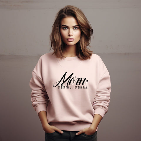 Mom Essential Everyday SVG EPS PNG, Mom Life Svg, Mom Mode Svg, Mom Vibes Svg, Mom Shirt Svg, Mothers Day Svg, Sarcastic Svg, Mom Cut File SVG DesignDestine 
