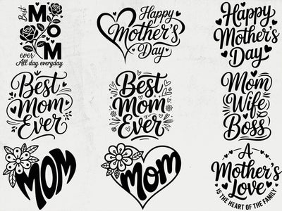Mom Ever SVG, Mother's Day Design (Digital Download) SVG Creativeart88 