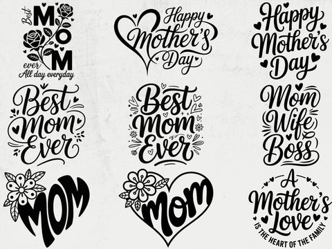 Mom Ever SVG, Mother's Day Design (Digital Download) SVG Creativeart88 