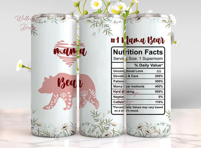 Mom from Daughters Sons, Mom Tumbler, Christmas Gifts Tumbler Cup for Mom, Grandma Mother's Day Tumbler Wrap PNG Sublimation WillowSageDesign 