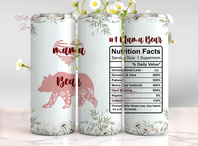 Mom from Daughters Sons, Mom Tumbler, Christmas Gifts Tumbler Cup for Mom, Grandma Mother's Day Tumbler Wrap PNG Sublimation WillowSageDesign 