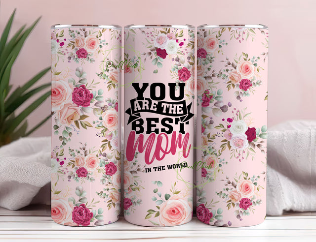 Mom Gifts for Christmas, Mothers Day Gifts for Mom, Best Mom Tumbler 20oz, Gifts for Mom from Daughter Son Sublimation PixelChick 