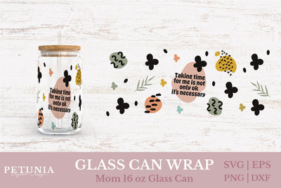 Mom Glass Can Wrap SVG SVG Petunia Digital Design 