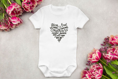 Mom Heart for Machine Embroidery Embroidery/Applique DESIGNS SvgOcean 