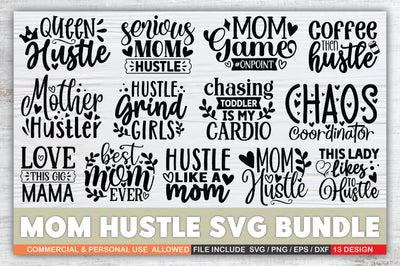 Mom Hustle SVG Bundle SVG Ariyan 