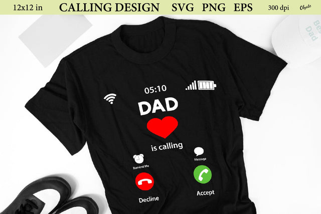 Mom is Calling Sublimation Design. Tshirt Design PNG SVG Olga Terlyanskaya 