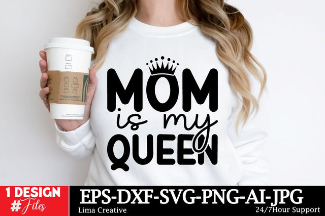 Mom Is My Queen SVG Cut FIle SVG Insomnia Std 
