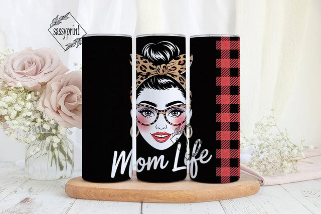 Mom Life 20oz Tumbler Design Sublimation sassyprint 