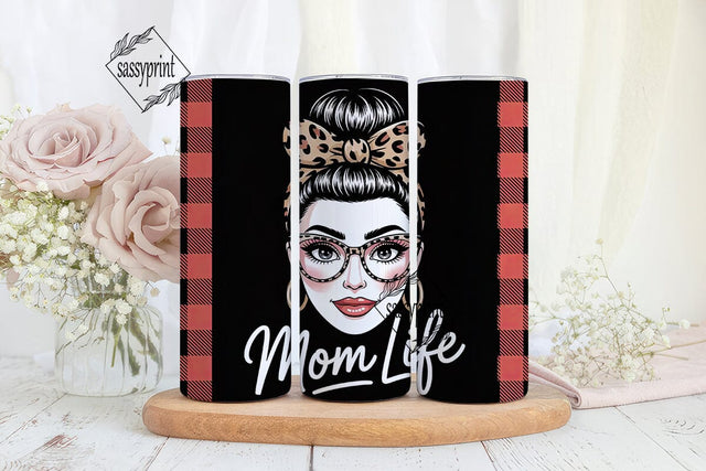 Mom Life 20oz Tumbler Design Sublimation sassyprint 