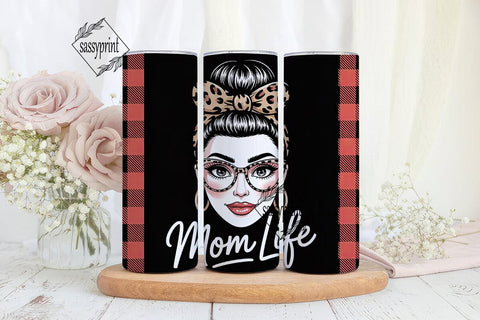 Mom Life 20oz Tumbler Design Sublimation sassyprint 