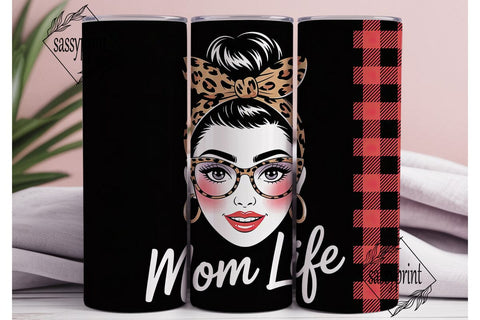 Mom Life 20oz Tumbler Design Sublimation sassyprint 