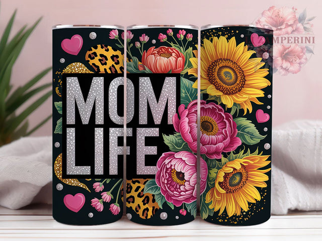 Mom Life 20oz Tumbler, MAMA Life Wrap, Sublimation Wrap, 20oz Tumbler Design, Mother’s Day Gift, PNG Tumbler Wrap, Mom Quote Sublimation Li Zamperini 