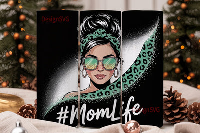 Mom Life 20oz Tumbler Wrap Sublimation DesignSVG 