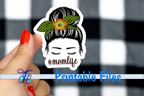 Mom Life Autumn Stickers 3D Paper Family Creations 