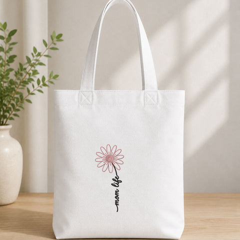 Mom Life Daisy Flower Machine Embroidery Design – Floral Motherhood Embroidery File Embroidery/Applique DESIGNS PatternFeed8 