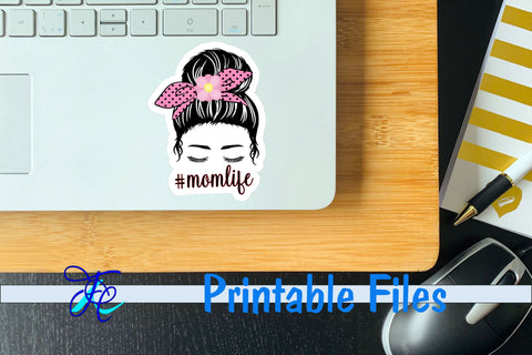 Mom Life Easter Stickers 3D Paper Family Creations 