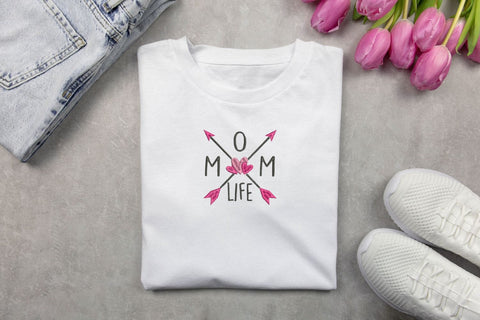 Mom Life for Machine Embroidery Embroidery/Applique DESIGNS SvgOcean 