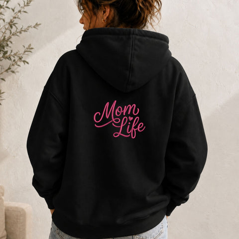 Mom Life Machine Embroidery Design – Motherhood Quote Heart Embroidery File Embroidery/Applique DESIGNS PatternFeed8 