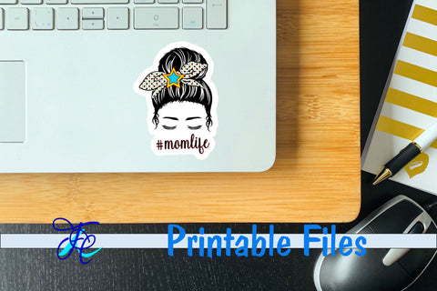 Mom Life Movie Night Stickers 3D Paper Family Creations 