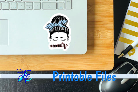 Mom Life New Years Stickers 3D Paper Family Creations 