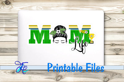 Mom Life Soccer Stickers 3D Paper Family Creations 