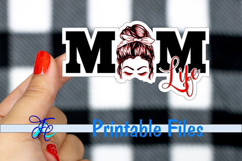 Mom Life Stickers 3D Paper Family Creations 