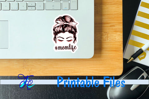 Mom Life Stickers 3D Paper Family Creations 