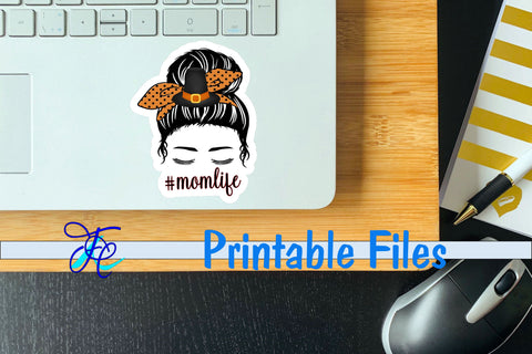 Mom Life Thanksgiving Stickers 3D Paper Family Creations 