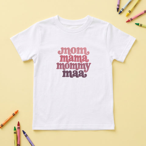 Mom Mama Mommy Maa Embroidery Design – Retro Motherhood Typography Mom Life Machine Embroidery File Embroidery/Applique DESIGNS PatternFeed8 