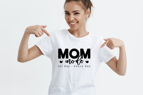 Mom Mode, Mother's Day SVG Design SVG CraftLabSVG 