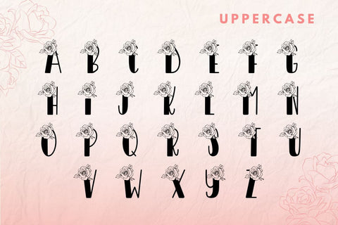 Mom Monogram Font Font AnningArts Design 