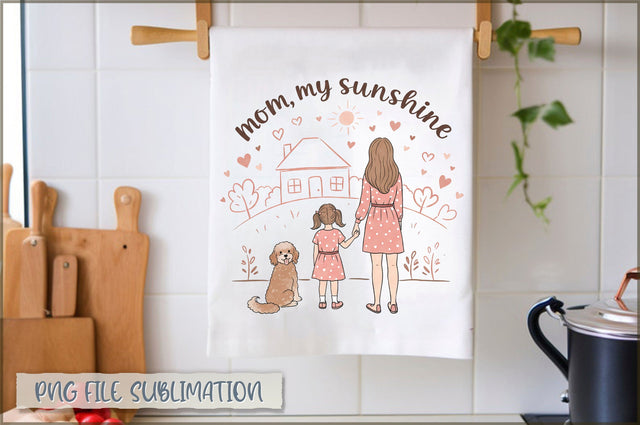 Mom my sunshine Towel Sublimation Sublimation Shetara Begum 