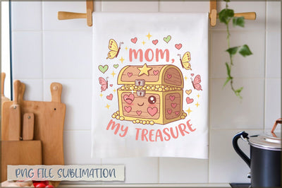 Mom, my treasure Towel Sublimation Sublimation Shetara Begum 
