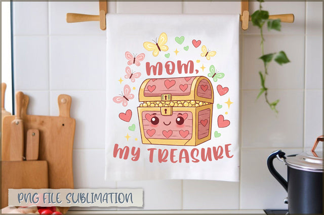 Mom, my treasure Towel Sublimation Sublimation Shetara Begum 
