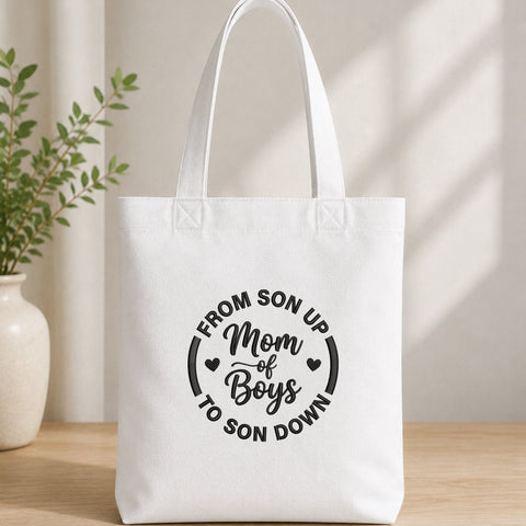Mom of Boys Embroidery Design – From Son Up to Son Down Mom Machine Embroidery File, Boy Mom Quote Design Embroidery/Applique DESIGNS PatternFeed8 