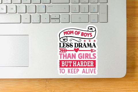 Mom of boys less drama than girls but harder to keep alive SVG Angelina750 