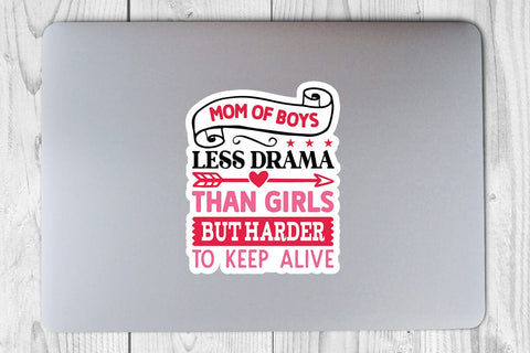Mom of boys less drama than girls but harder to keep alive SVG Angelina750 