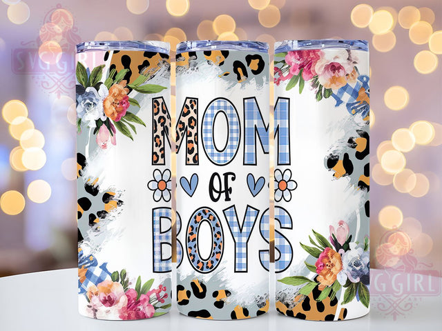 Mom of Boys Rustic Tumbler Wrap, Boy Mom Cup, Mother’s Day Tumbler Wrap, 20oz Mom Life Tumbler, Cute Mom Gift PNG, Rustic Mom Tumbler Design, Motherhood Sublimation Wrap Sublimation SvggirlplusArt 