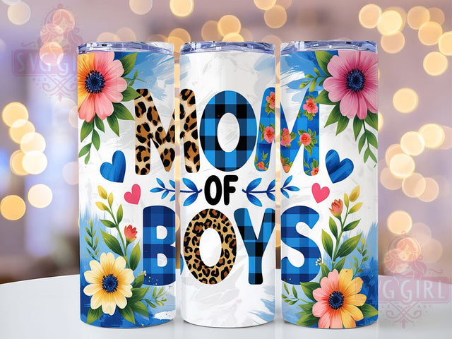 Mom of Boys Rustic Tumbler Wrap, Boy Mom Cup, Mother’s Day Tumbler Wrap, 20oz Mom Life Tumbler, Cute Mom Gift PNG, Rustic Mom Tumbler Design, Motherhood Sublimation Wrap Sublimation SvggirlplusArt 