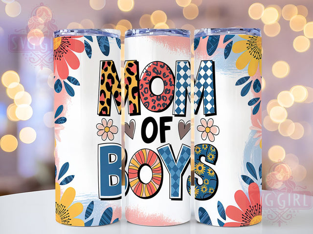 Mom of Boys Rustic Tumbler Wrap, Boy Mom Cup, Mother’s Day Tumbler Wrap, 20oz Mom Life Tumbler, Cute Mom Gift PNG, Rustic Mom Tumbler Design, Motherhood Sublimation Wrap Sublimation SvggirlplusArt 