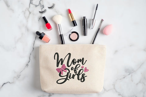 Mom of Girls for Machine Embroidery Embroidery/Applique DESIGNS SvgOcean 