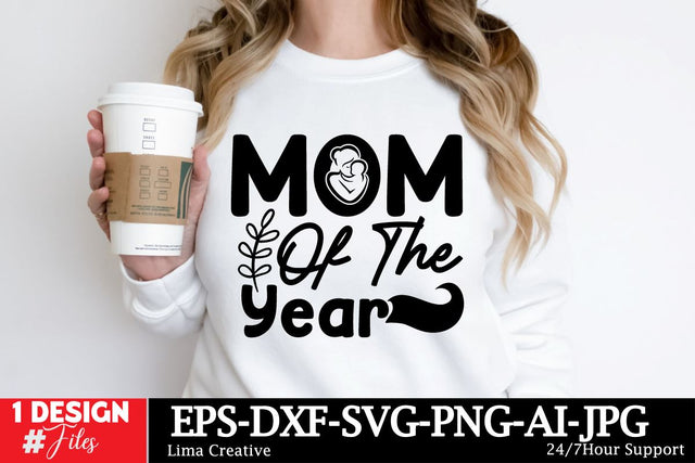 Mom Of The Year SVG Cut File SVG Insomnia Std 