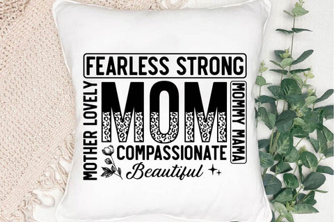 Mom Phrase Collage SVG Design SVG Regulrcrative 