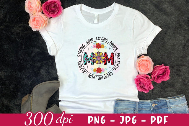 Mom PNG, Mother's Day Sublimation Design Sublimation CraftLabSVG 