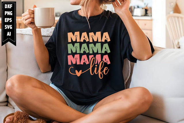 Mom Shirt Designs, Mother's Day Gift, Mom Life SVG shah alam 