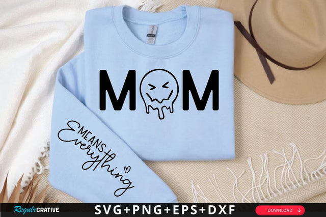 Mom Sleeve SVG Design, Mother's Day Sleeve SVG SVG Regulrcrative 