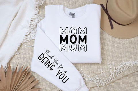 Mom Sleeve SVG Design, Mother's Day Sleeve SVG SVG Regulrcrative 