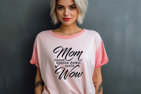 Mom Spells Wow SVG EPS PNG, Happy Mothers Day Svg, Mom Shirt Svg, Mom Svg, Super Mom Svg, Gift For Mom, Best Mom Ever Svg, Love You Mom Svg SVG DesignDestine 
